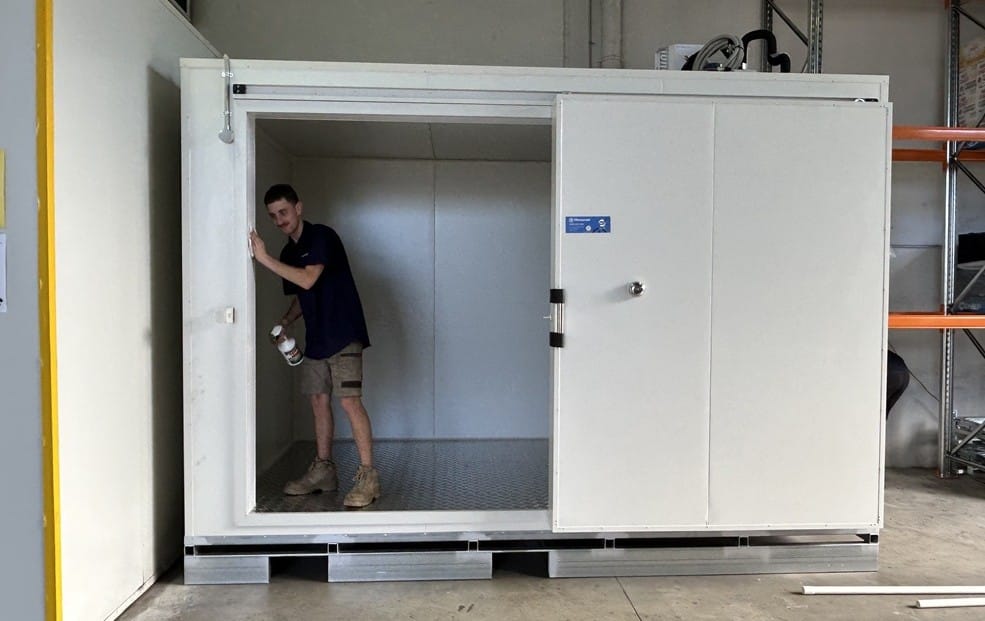 Climascope expert cold room on skid base build