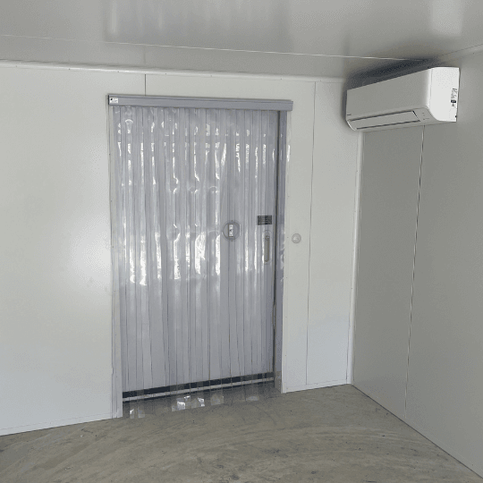 Air con utility panel room built and installed by Climascope for a Gold Coast nursery